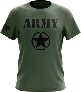 Army Star American green T-Shirt