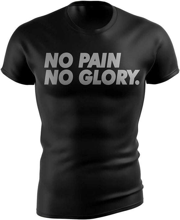 Gym Day Gym for Bodybuilders Motivational Bodybuilding No Pain No Glory black T-Shirt