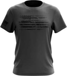 Pro Gun Second Amendment American Flag Don't Tread on Me Mens White Flag Grey T-Shirt